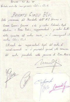 «BRIGATE GIALLOBLU 1971: LA STORIA DEI PRIMI ANNI»!