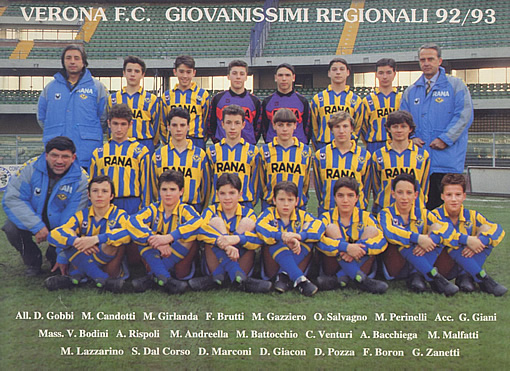 Giovanissimi Regionali Verona FC 1992/93