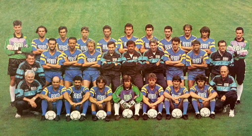 La rosa del Verona stagione 1990-91