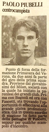 La presentazione di Paolo Piubelli