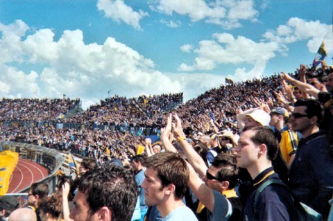 Tifosi gialloblu a Piacenza