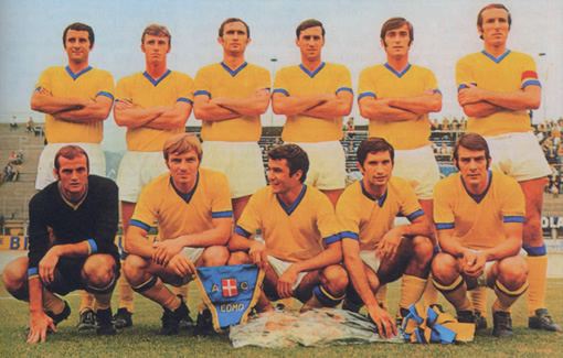 Una formazione del Verona del 1969/70