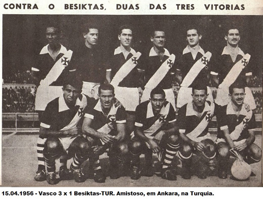 15 aprile 1956. Vasco Da Gama – Besiktas 3-1