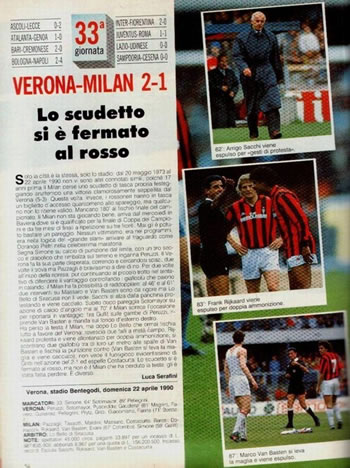 2: Il gol di Pellegrini al 90' contro il Milan (1989-90)
